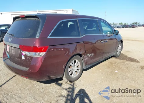 2014 Honda Odyssey Exl from USA, damaged, VIN 5FNRL5H65EB110880